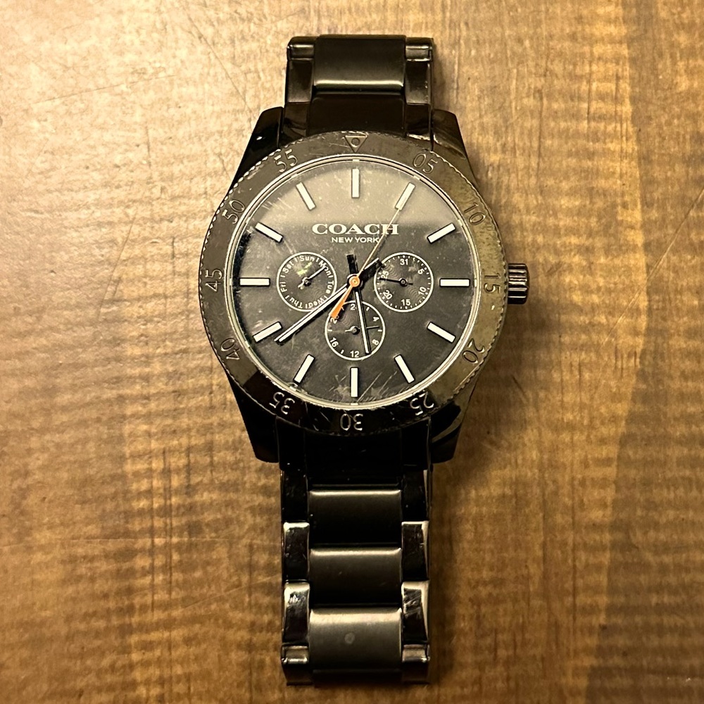 Men’s used Coach Casey Watch